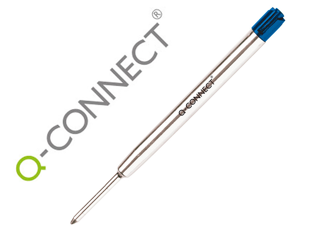 RECARGA PARA ESFEROGRAFICAS Q-CONNECT TIPO PARKER AZUL