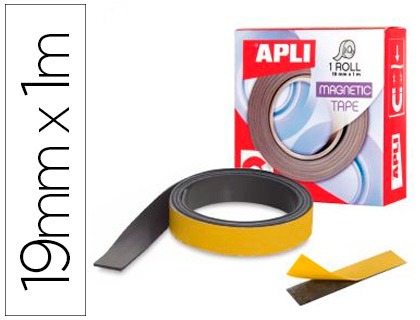 FITA ADESIVA APLI MAGNETICA 19MM X 1M