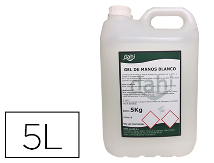 GEL DE MAOS DAHI NACARADO GARRAFA DE 5 L