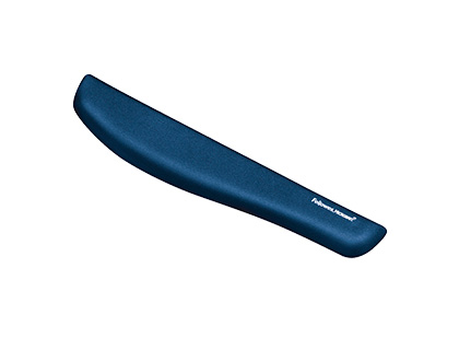 APOIO DE PULSOS FELLOWES PARA TECLADO FOAM FUSION PLUSH TOUCH AZUL 25X460X81 MM