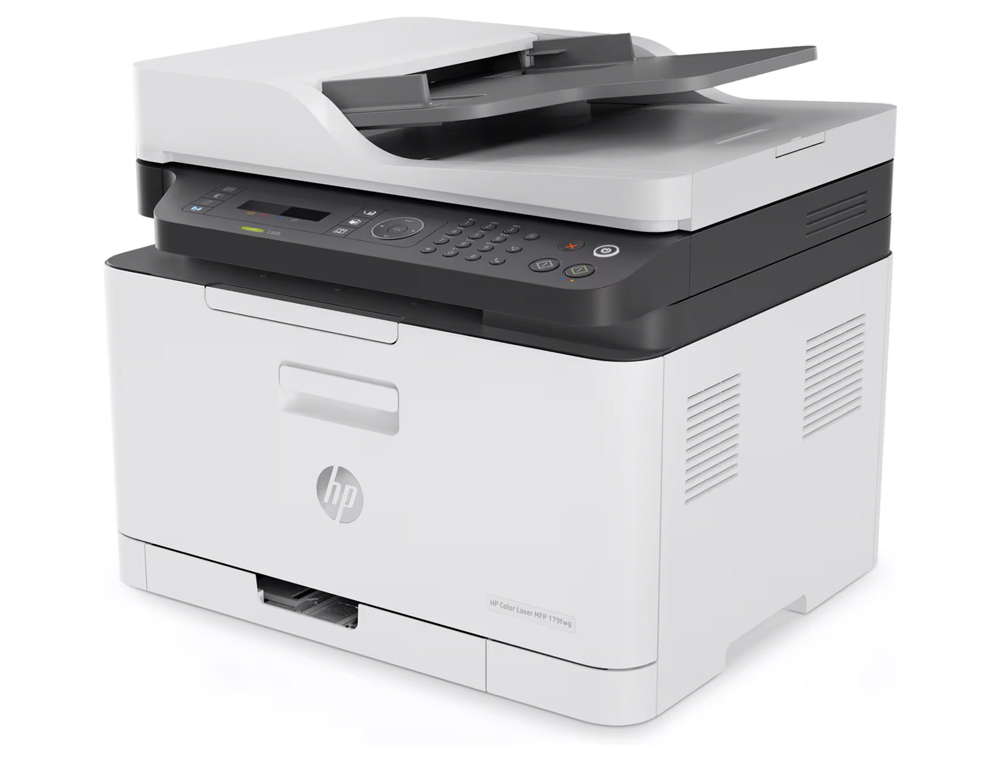 MULTIFUNCOES HP COLOR LASER 179FNW FAX ETHERNET WIFI 18 PRETO 4 COLOR PPM BANDEJA 150 FOLHAS SCANNER COPIADORA IMPRESSOR