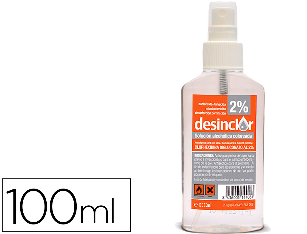 DESEMCLOR SOLUCAO 2% ALCOLICA FRASCO DE 125 ML