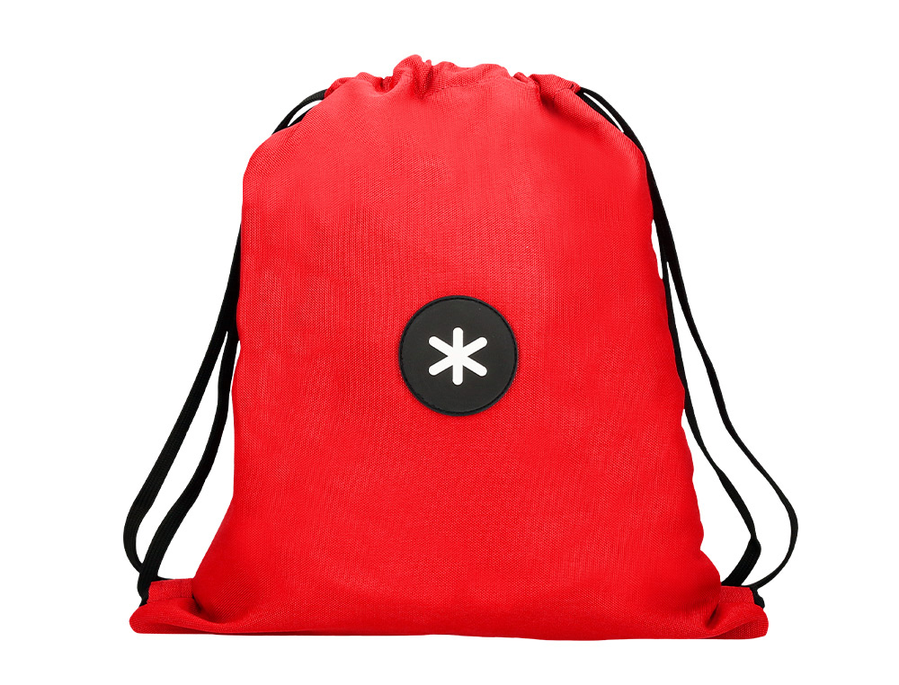 SACO PLANO ANTARTIK BOLSO INTERIOR COM FECHO COR VERMELHO 210X60X80 MM