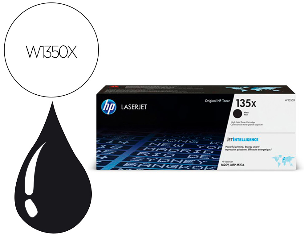 TONER HP 135A LASERJET M209 / MFP M234 PRETO 2400 PAGINAS