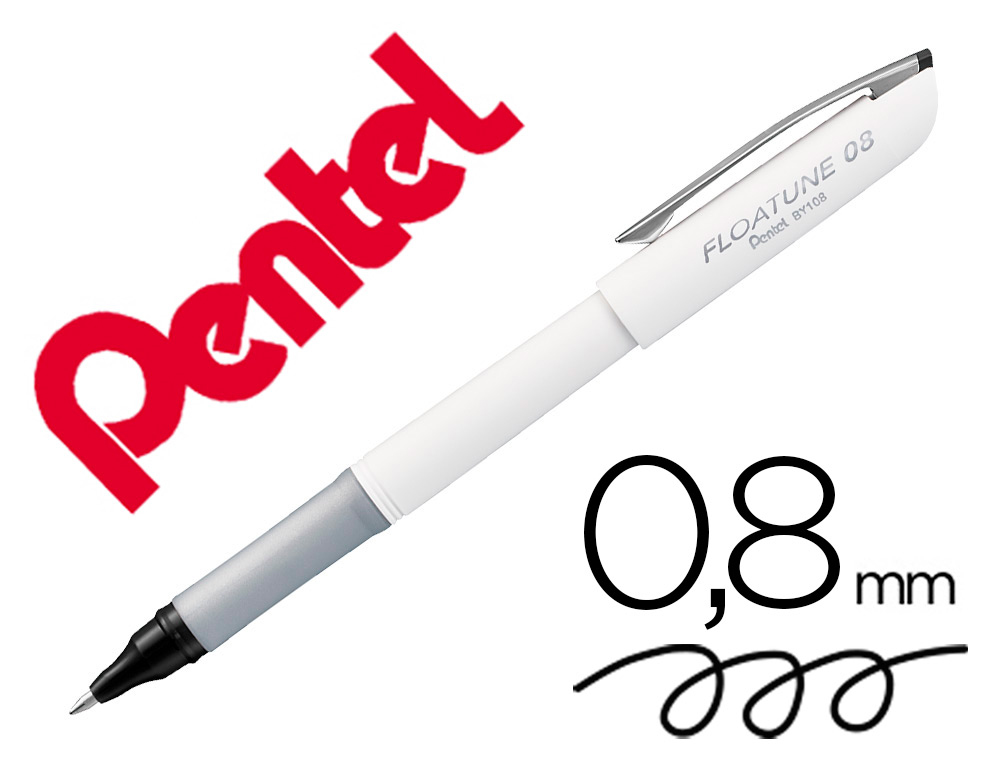 ROLLER BALL PENTEL FLOATUNE PONTA DE 0,8 MM COR PRETO
