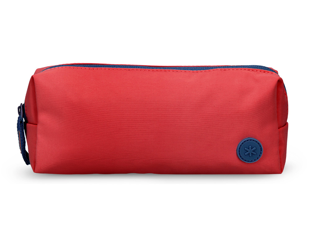 ESTOJO ESCOLAR ANTARTIK 1 COMPARTIMENTO COMPLEMENTO DA MOCHILA TEENS COR GRANATE 80X55X210 MM
