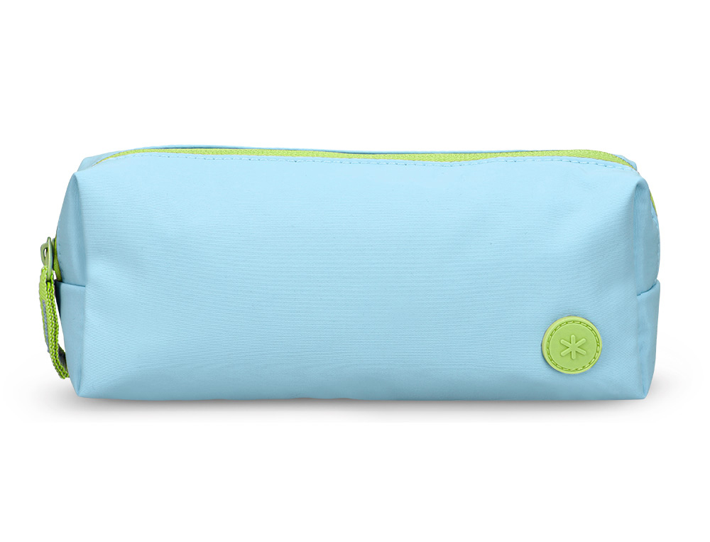 ESTOJO ESCOLAR ANTARTIK 1 COMPARTIMENTO COMPLEMENTO DA MOCHILA TEENS COR TURQUESA 80X55X210 MM