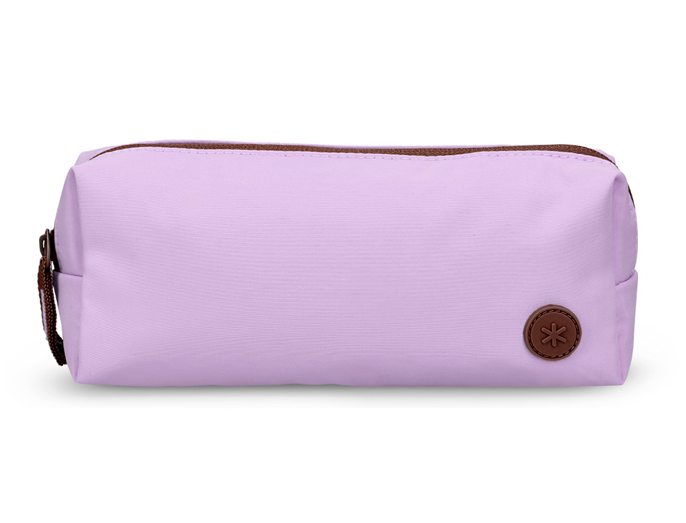 ESTOJO ESCOLAR ANTARTIK 1 COMPARTIMENTO COMPLEMENTO DA MOCHILA TEENS COR ROXO 80X55X210 MM
