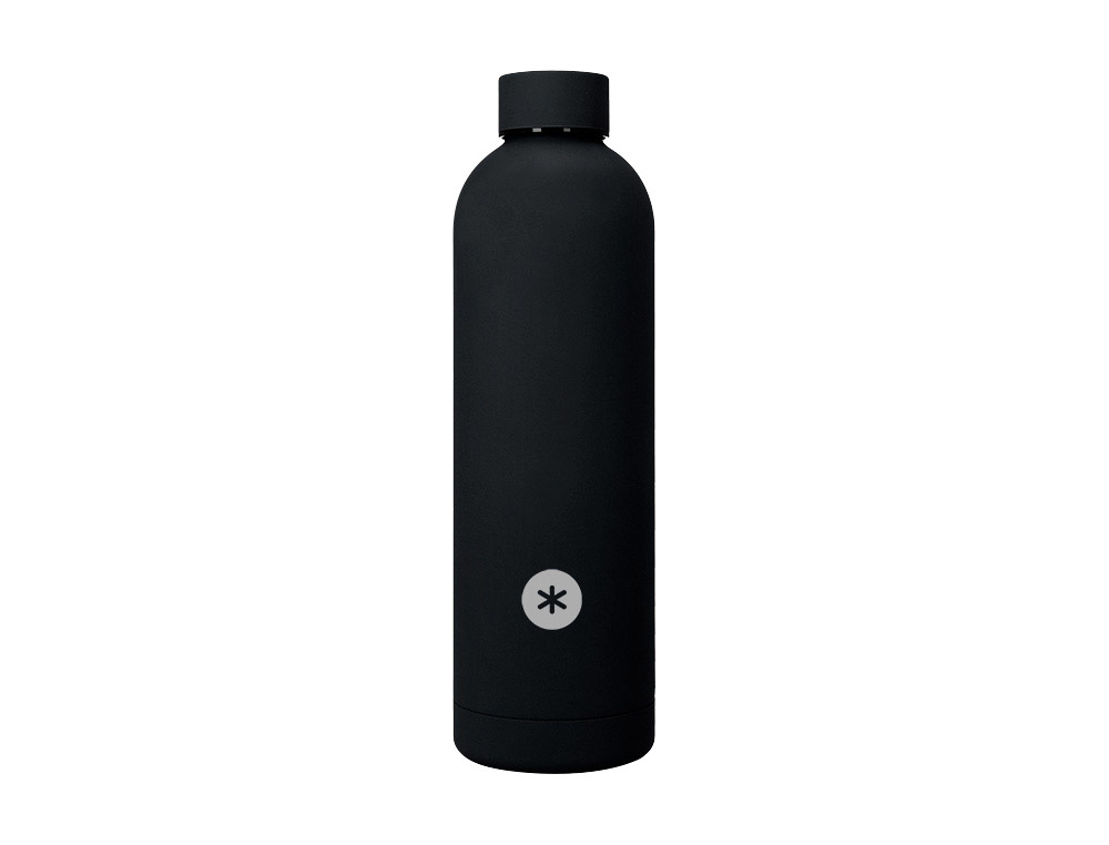 GARRAFA ANTARTIK ISOTERMICA ACO INOXIDAVEL LIVRE DE BPA COR PRETO 750 ML