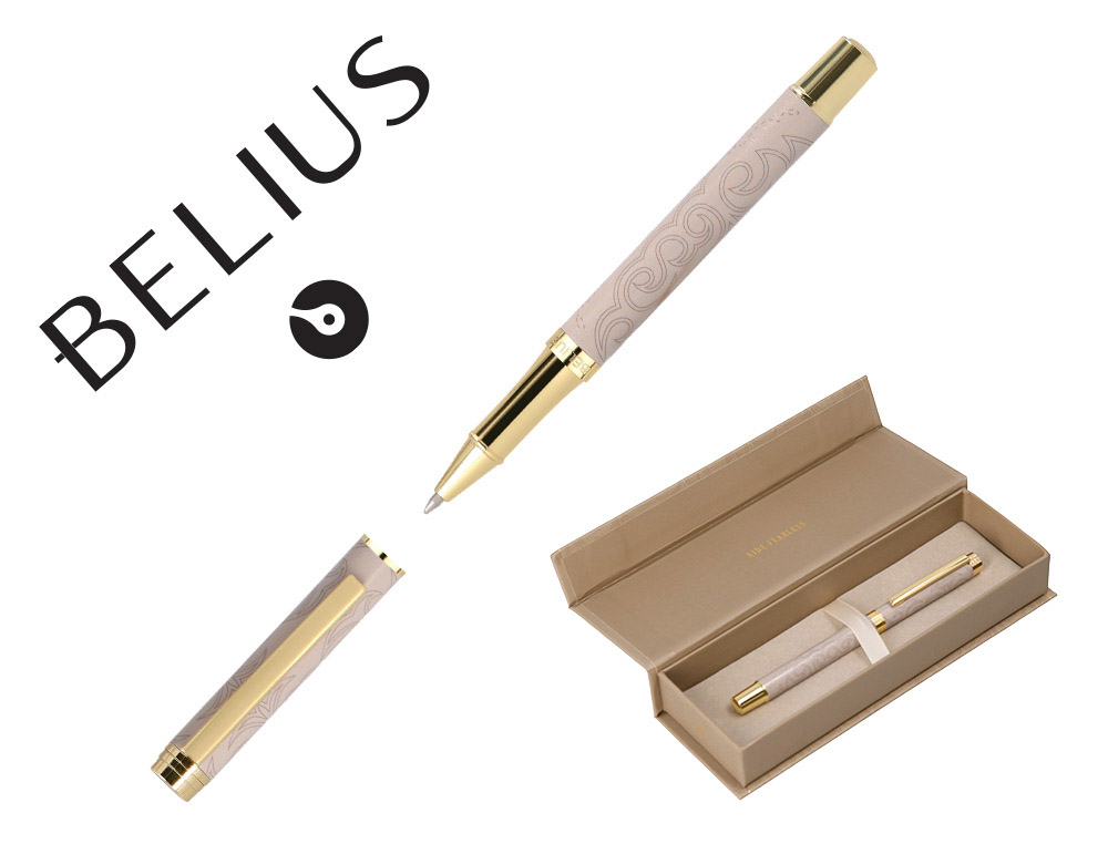 ROLLER BELIUS WILD WEST ALUMINIO COR BEGE TINTA COR PRETO CAIXA DE DESIGN