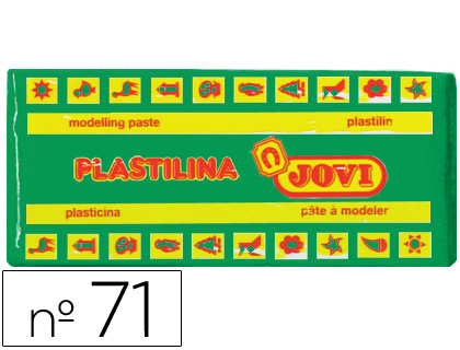 PLASTICINA JOVI 71 150 GR VERDE CLARO