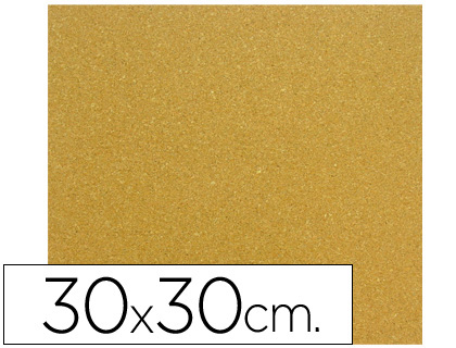 PLACA CORTICA 30 X 30 CM 4 MM ESPESSURA