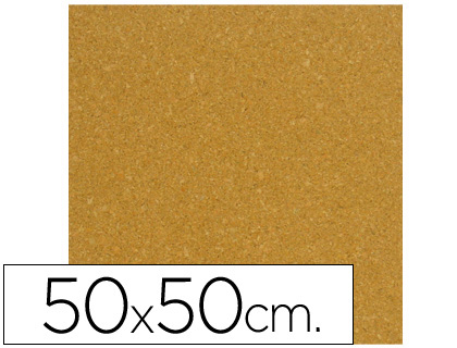 PLACA CORTICA 50 X 50 CM 4 MM ESPESSURA