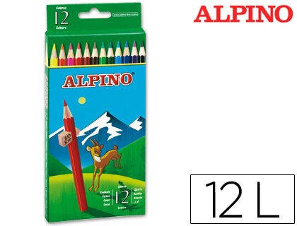 LAPIS DE CORES ALPINO. 12 UNIDADES