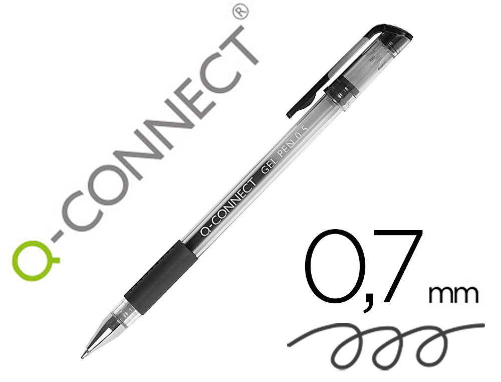 ESFEROGRAFICA Q-CONNECT TINTA GEL PRETO 0,7MM