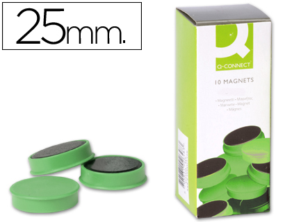 IMAN DE SINALIZACAO Q-CONNECT 2,5CM VERDE