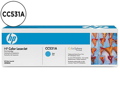 TONER HP LASERJET COR CP2025/CM2320 CIAN 2.800 PAG