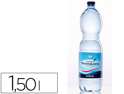 AGUA MINERAL NATURAL FUENTE PRIMAVERA GARRAFA DE 1,5L