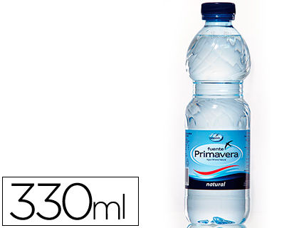 AGUA MINERAL NATURAL FUENTE PRIMAVERA GARRAFA DE 330ML