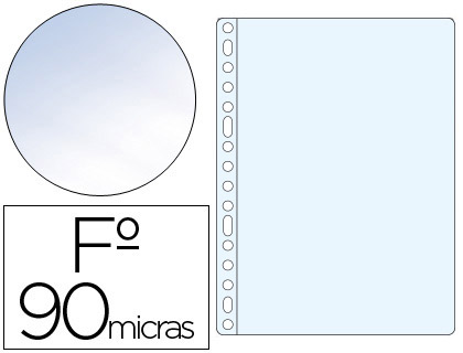 BOLSA CATALOGO/MICA SARO FOLIO 90 MICRONS PVC CRISTAL CAIXA DE 100 UNIDADES
