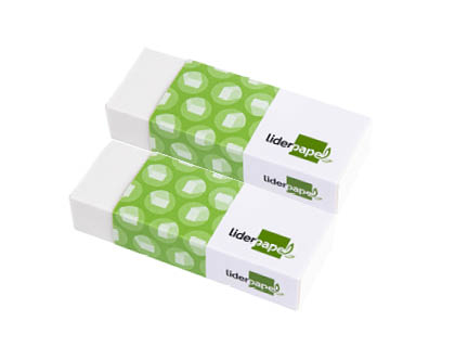 BORRACHA LIDERPAPEL BRANCA UNIDADE
