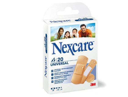 PENSOS PROTETORES NEXCARE IMPERMEAVEIS 20 UNIDADES FORMATOS SORTIDOS