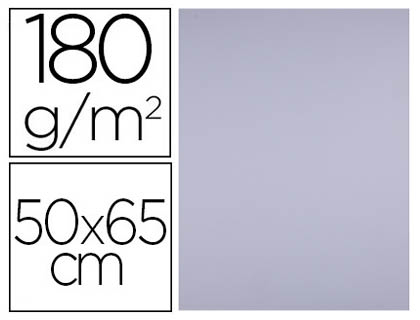 CARTOLINA LIDERPAPEL 50X65 CM 180 GR LILAS PACK DE 25 UNIDADES