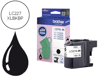 TINTEIRO BROTHER LC-227XL PRETO DCP-J4120DW / MFC-J4420DW / J4620DW / J4625DW 1200 PAG