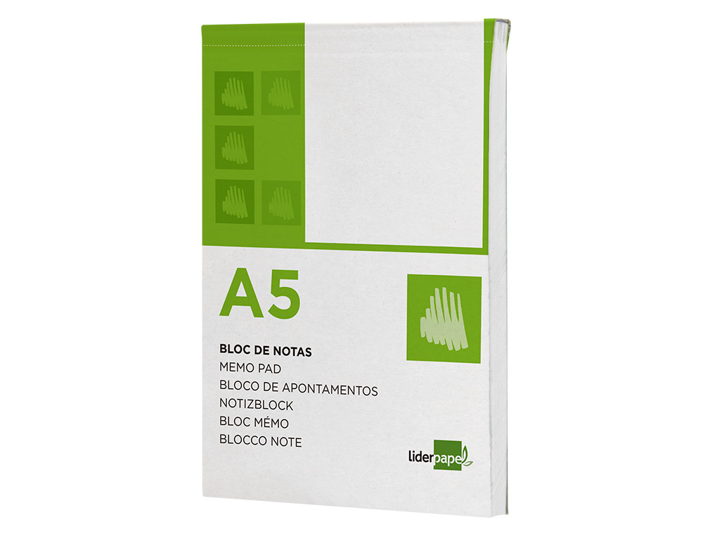 BLOCO DE APONTAMENTOS LIDERPAPEL DIN A5 80 F LISO