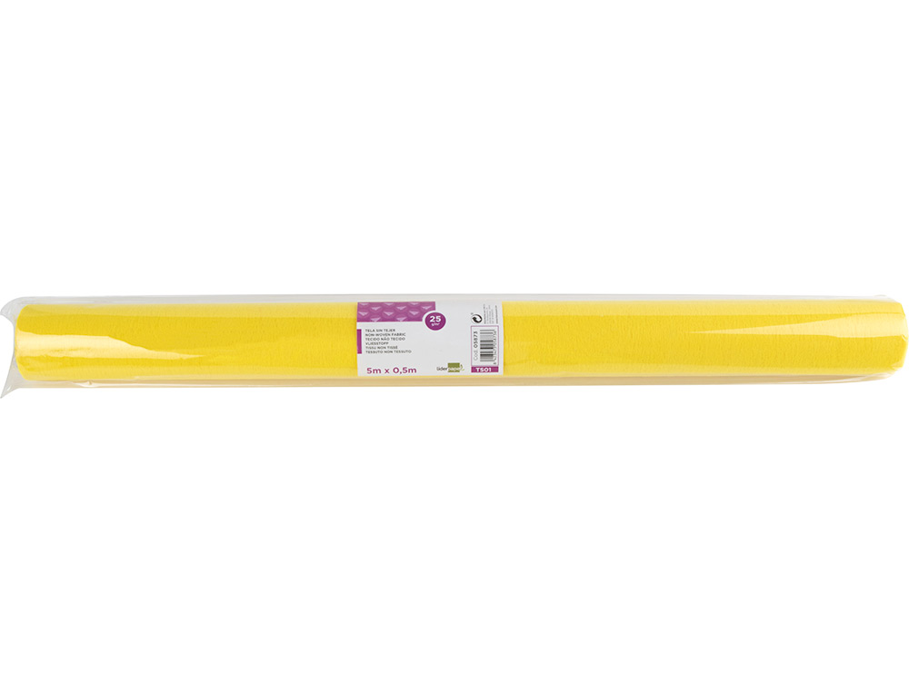 TECIDO SEM TECER LIDERPAPEL 25 G/M2 ROLO DE 5 MT AMARELO