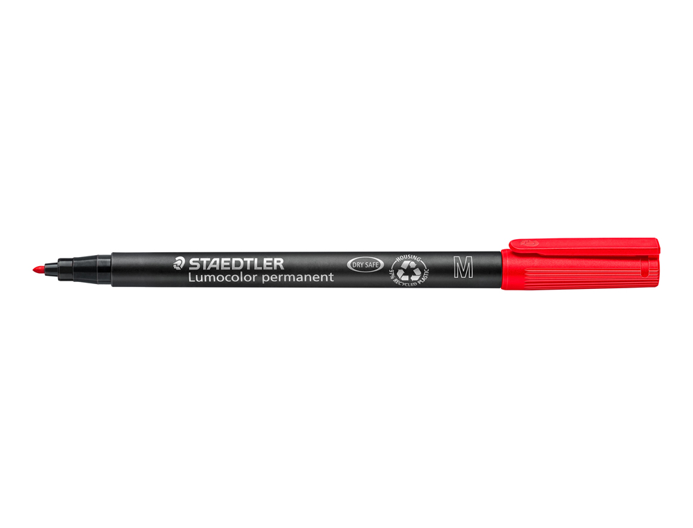 MARCADOR STAEDTLER LUMOCOLOR RETROPROJECAO 317-2 PONTA 0,8-1 MM VERMELHO