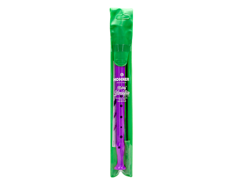 FLAUTA HOHNER 9508 COR VIOLETA BOLSA VERDE E TRANSPARENTE