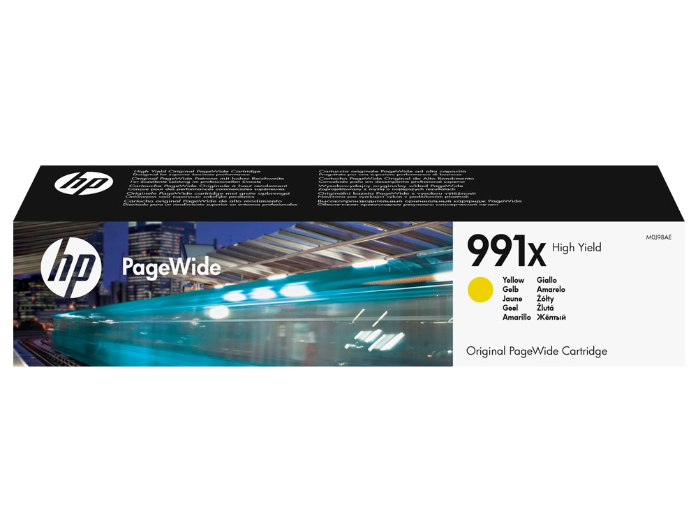 TINTEIRO HP 991X PAGEWIDE 755DN/MFP774DN/MFP 774DNS/MFP779DN/MFP 779DN/P77740DW/P77750Z/AMARELO