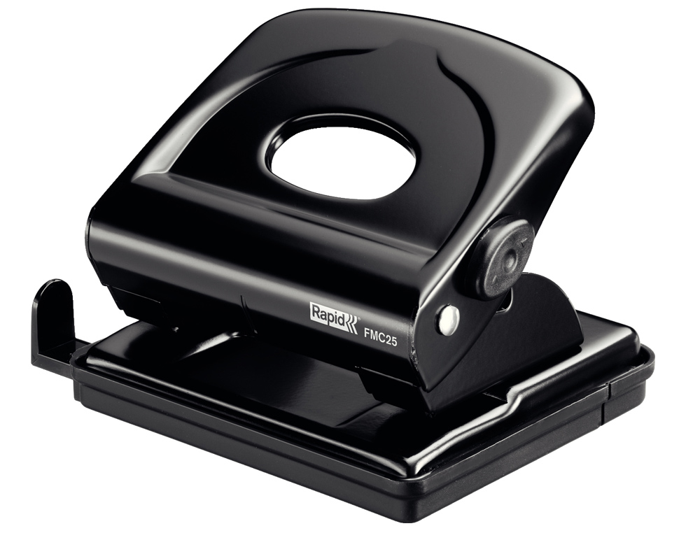 FURADOR RAPID FMC25 METALICO COR PRETA CAPACIDADE 25 FOLHAS