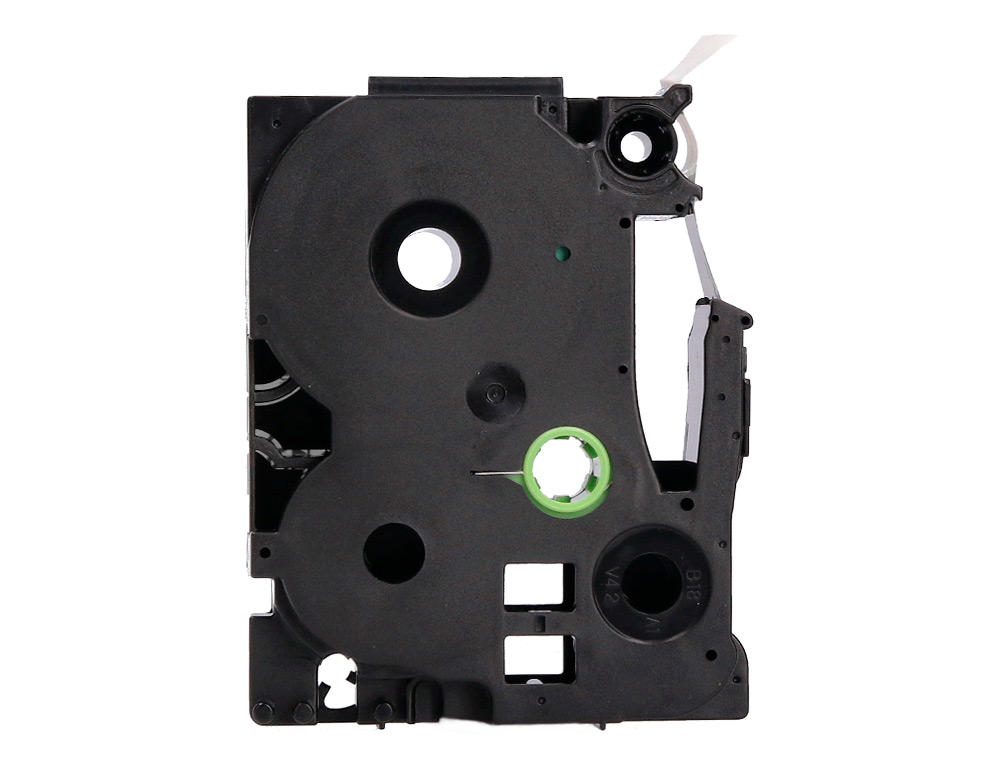FITA Q-CONNECT TZE-131 TRANSPARENTE-PRETA 12MM COMPRIMENTO 8 MT