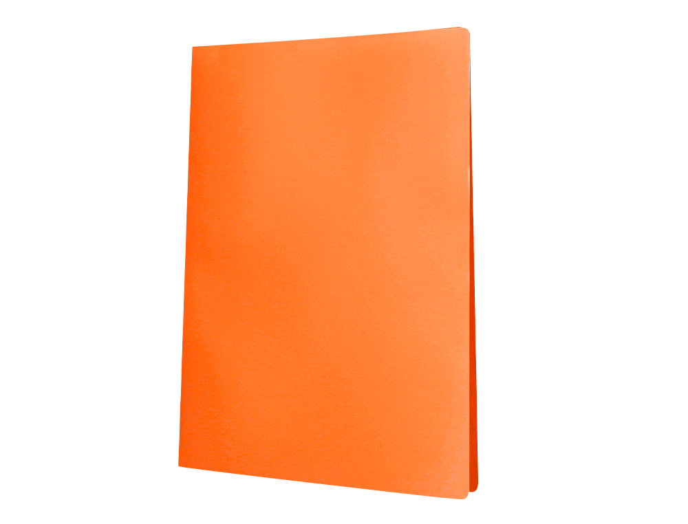 CAPA CATALOGO LIDERPAPEL 60 BOLSAS POLIPROPILENO DIN A4 LARANJA FLUOR OPACO