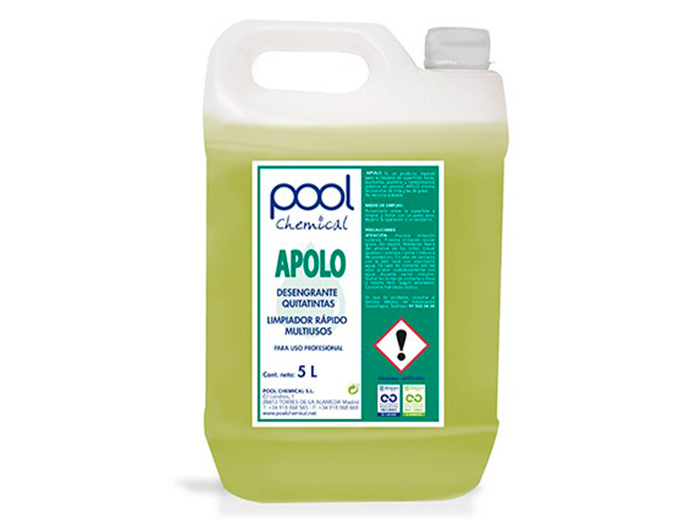 LIQUIDO DE LIMPEZA DESENGORDURANTE POOL CHEMICAL MULTIUSOS GARRAFA 5 LITROS