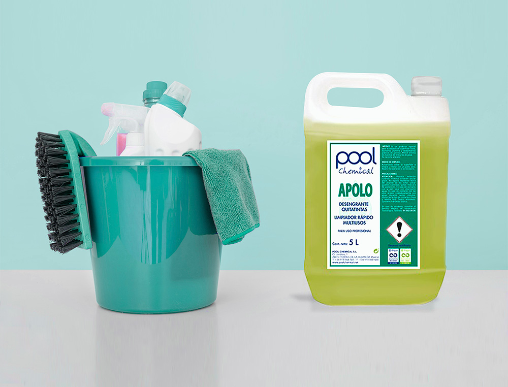 LIQUIDO DE LIMPEZA DESENGORDURANTE POOL CHEMICAL MULTIUSOS GARRAFA 5 LITROS