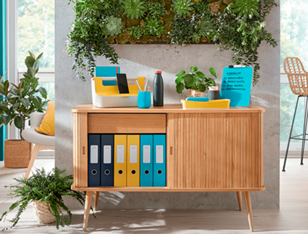 BANDEJA ORGANIZADORA EM PLASTICO LEITZ COSY CINZA