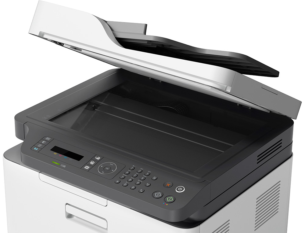 MULTIFUNCOES HP COLOR LASER 179FNW FAX ETHERNET WIFI 18 PRETO 4 COLOR PPM BANDEJA 150 FOLHAS SCANNER COPIADORA IMPRESSOR