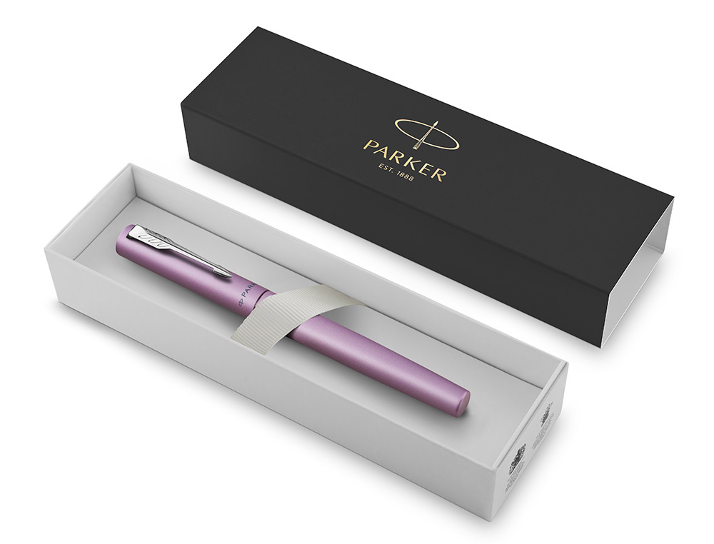 ROLLER PARKER VECTOR XL LILAS PONTA FINA