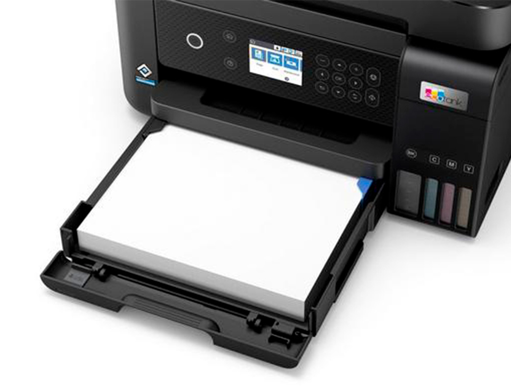 MULTIFUNCOES EPSON ECOTANK ET-3850 TINTA 15 PPM BANDEJA 250 FOLHAS SCANNER COPIADORA IMPRESSORA