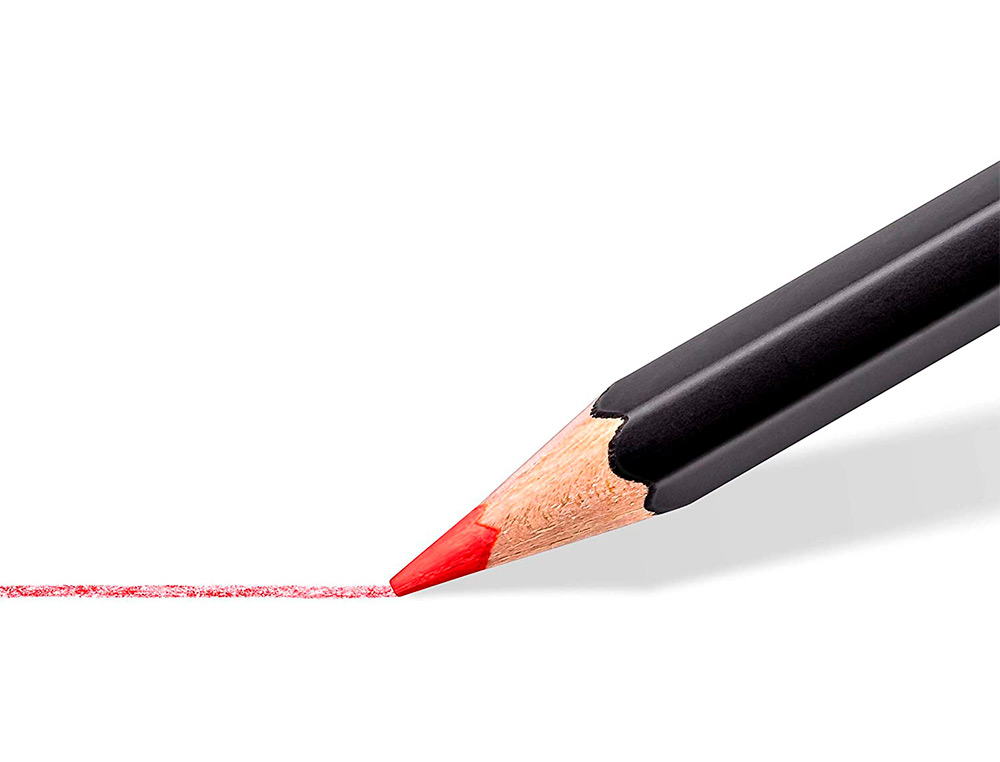 LAPIS DE COR STAEDTLER SUPER SOFT CAIXA METALICA DE 12 CORES SORTIDAS
