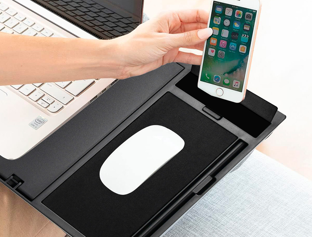 SUPORTE Q-CONNECT LARGO PARA PORTATIL MOVEL RATO ATE 17