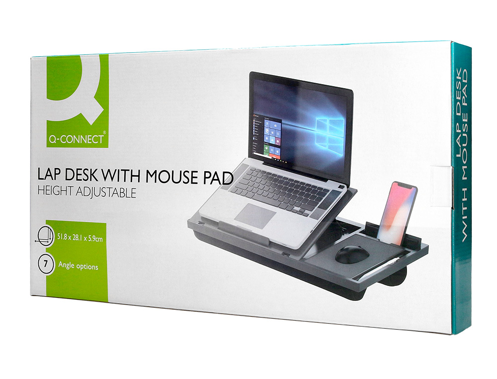 SUPORTE Q-CONNECT LARGO PARA PORTATIL MOVEL RATO ATE 17