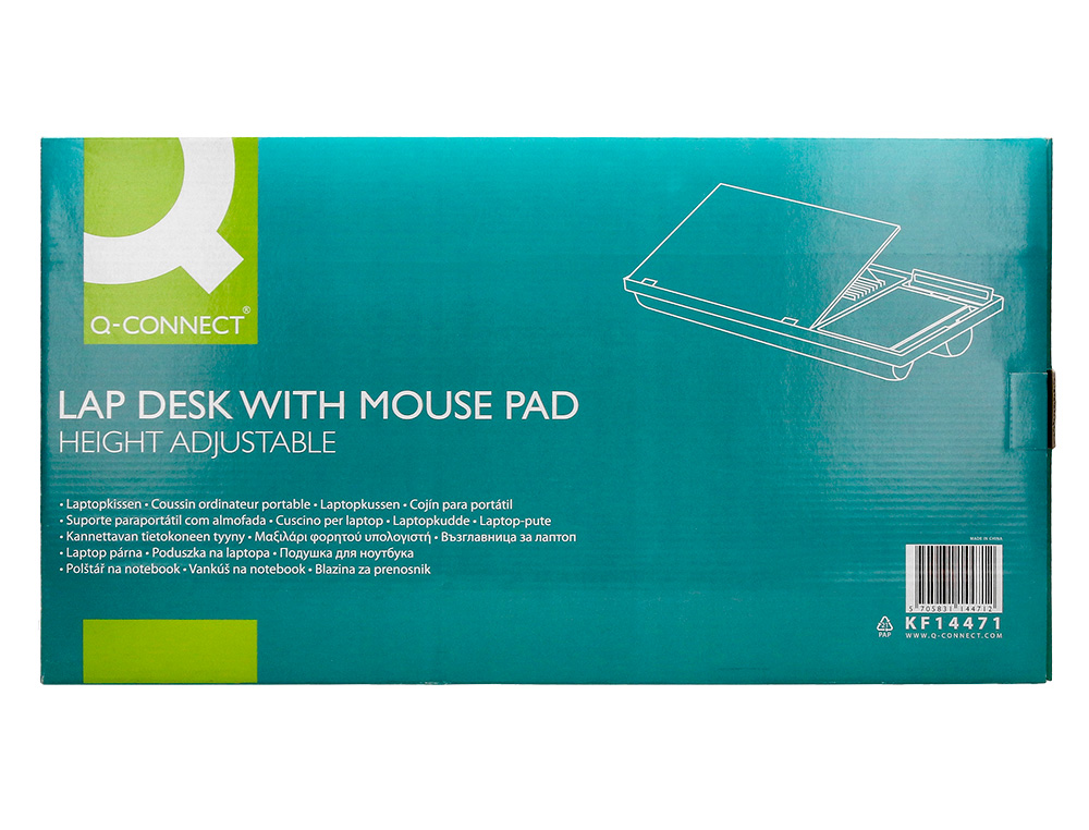 SUPORTE Q-CONNECT LARGO PARA PORTATIL MOVEL RATO ATE 17