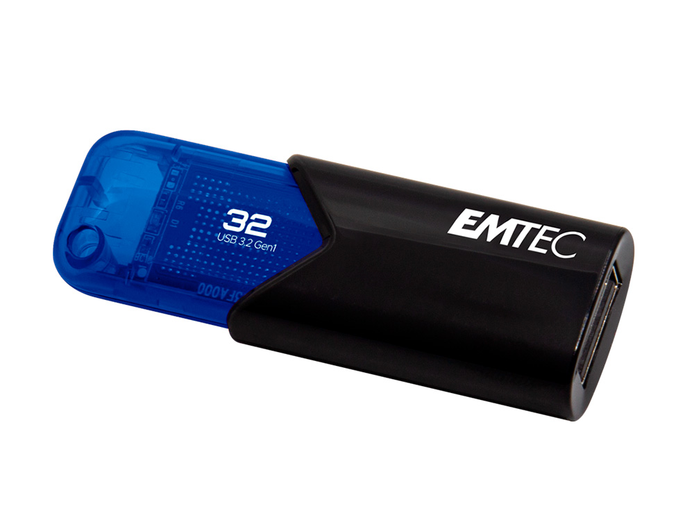 PEN DRIVE EMTEC USB 3.2 CLICK EASY 32 GB AZUL