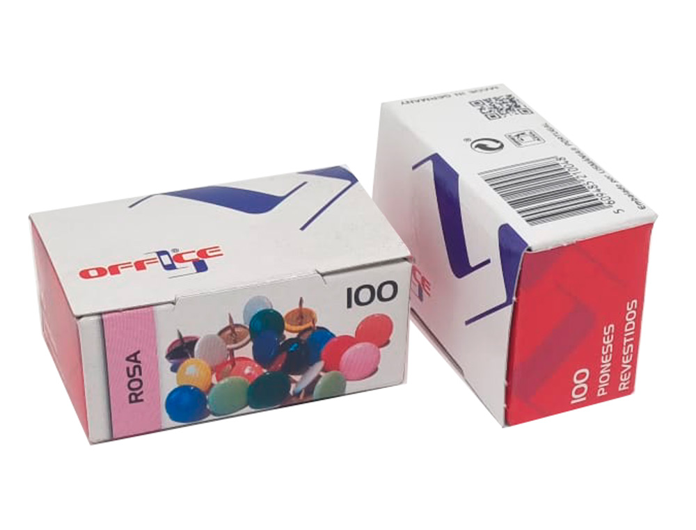 PIONESES LISMANIA OFFICE COR ROSA CAIXA DE 100 UNIDADES