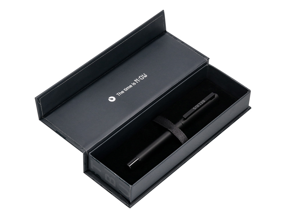 ROLLER BELIUS UNSTOPPABLE PRETO TINTA PRETA CAIXA DESIGN