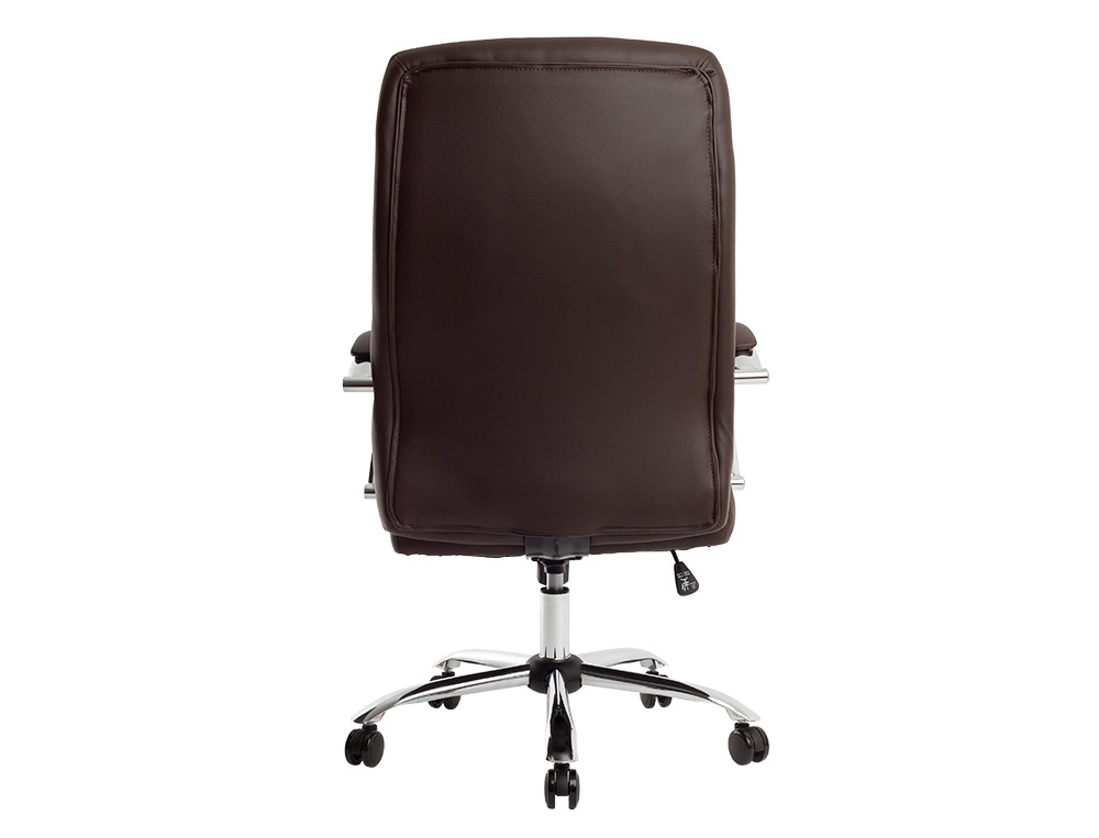 CADEIRA DE DIRECAO Q-CONNECT VERONA IMIT DE PELE BASE METAL ALT MAX 1210 MM LARG 650 MM PROF 730 MM RODAS PREMIUM COR CA